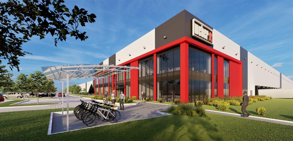 The portfolio of European Logistics Investment BV (ELI) is expanding thanks to a new investment located in Silesia. Together with its strategic partner Panattoni Europe, ELI will deliver a BTS (built-to-suit) warehouse and industrial space for the Weber company. The 50,000-sqm. facility will be developed in Zabrze with the tenant moving there in the second half of 2021. The warehouse in Zabrze expands ELI’s portfolio located in Silesia.