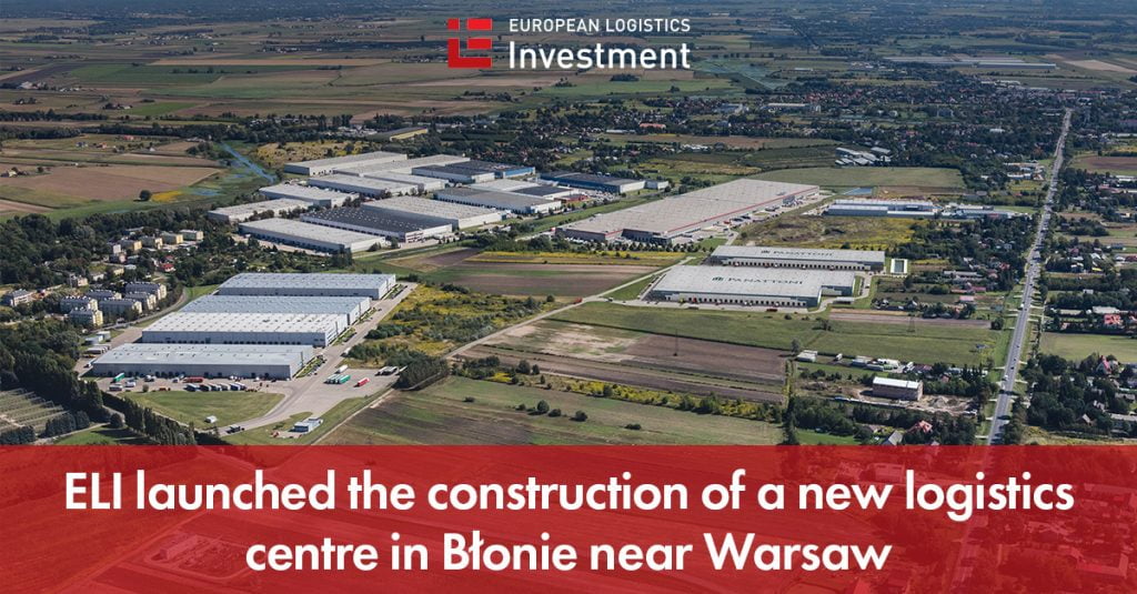 European Logistics Investment (ELI), a dynamically developing logistics platform, has commenced constructing a modern logistics centre in Błonie near Warsaw. The Park Warsaw West X project by ELI and its partner Panattoni is planned as a multi-let facility offering nearly 49,000 sqm of modern warehouse space. The investment is planned to be delivered in Q2 2022.